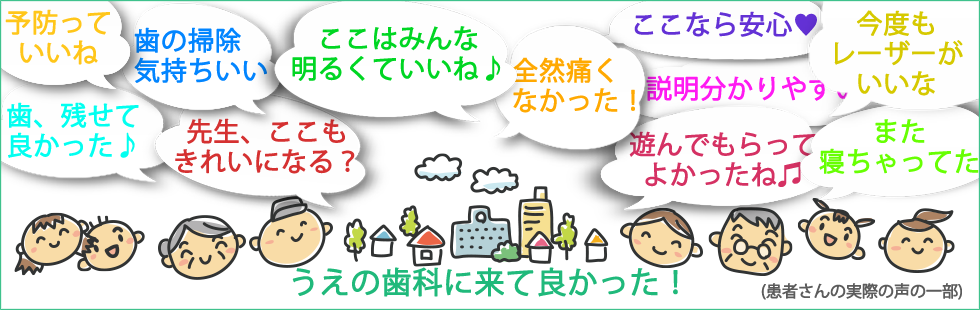 口コミで評判の歯医者さん