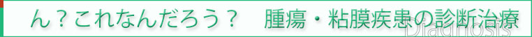 腫瘍・粘膜疾患の診断治療