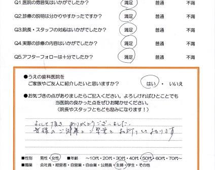 患者様の声