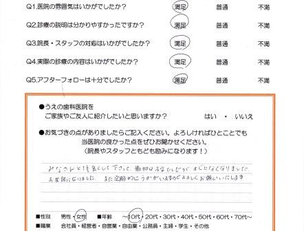 患者様の声